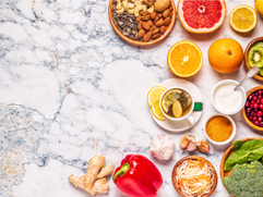 Fruit and tea