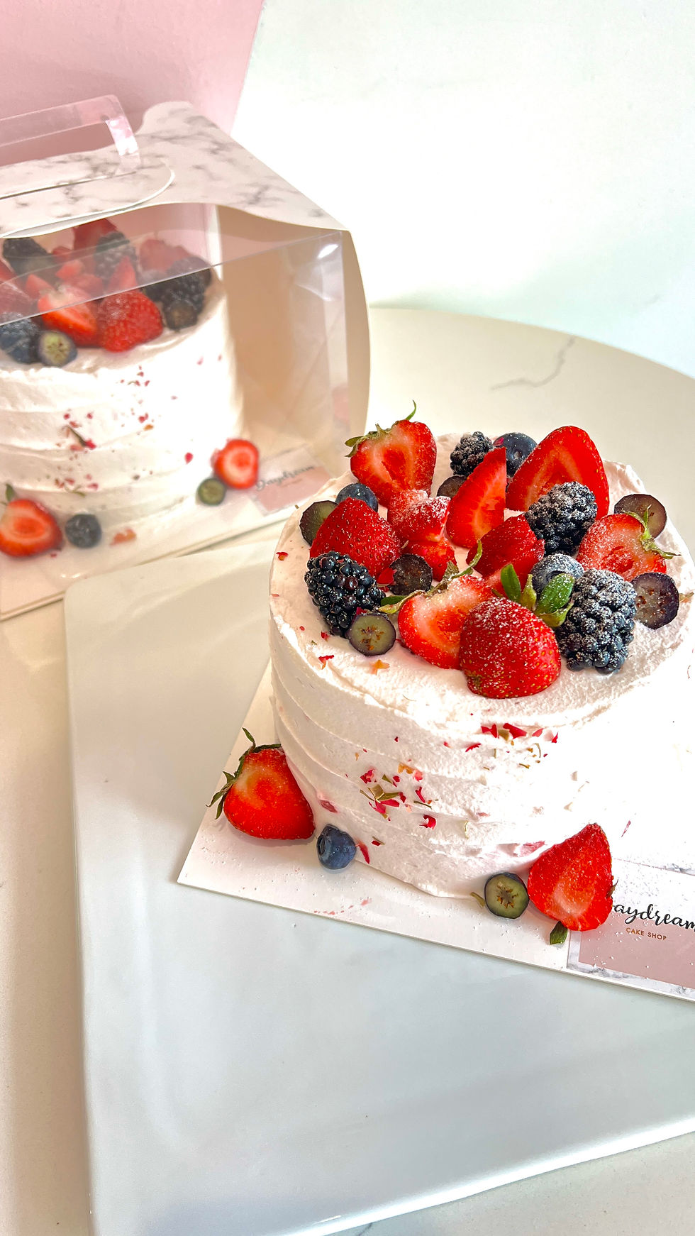 Strawberry Cream Cake