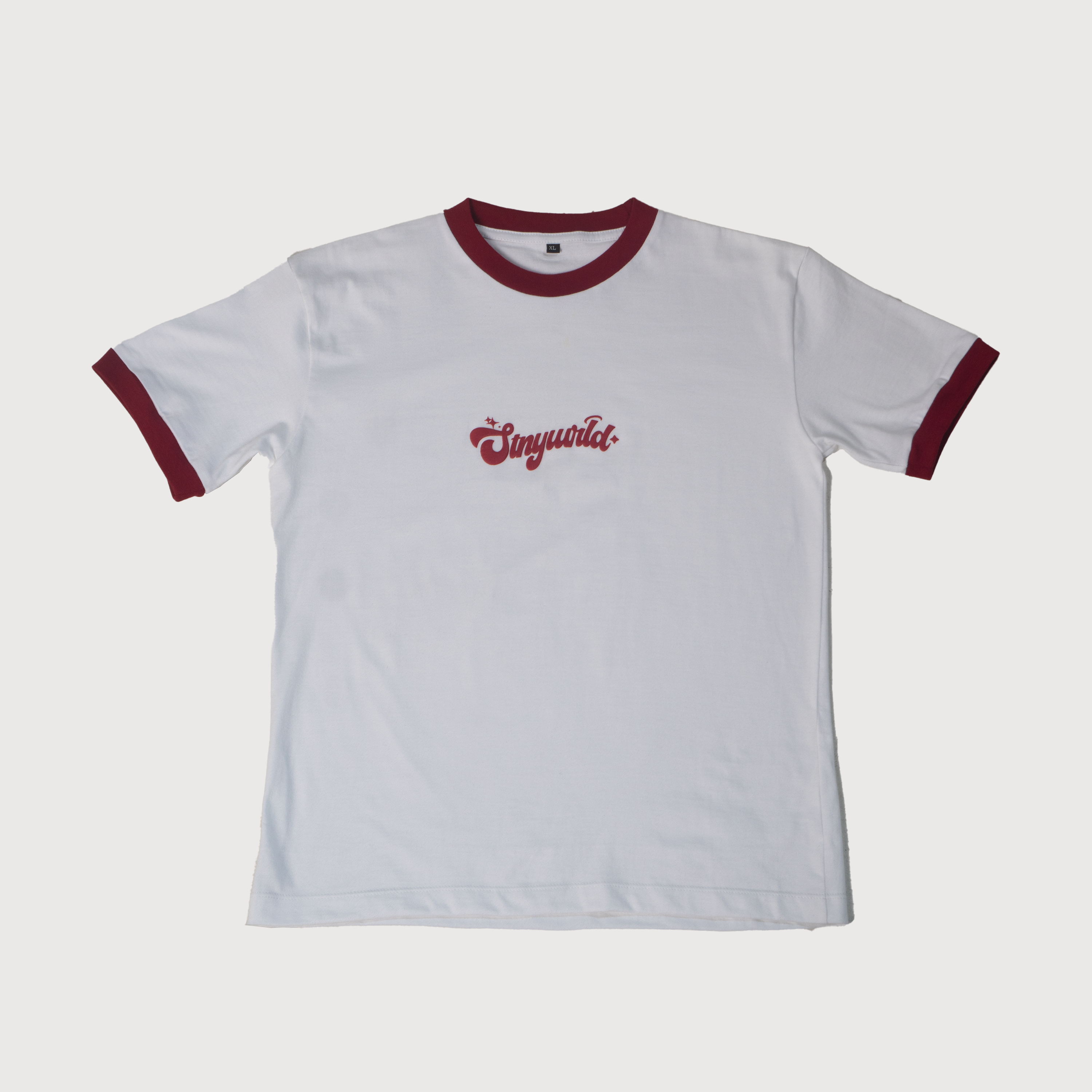 "STNYWRLD" Ringer Tee