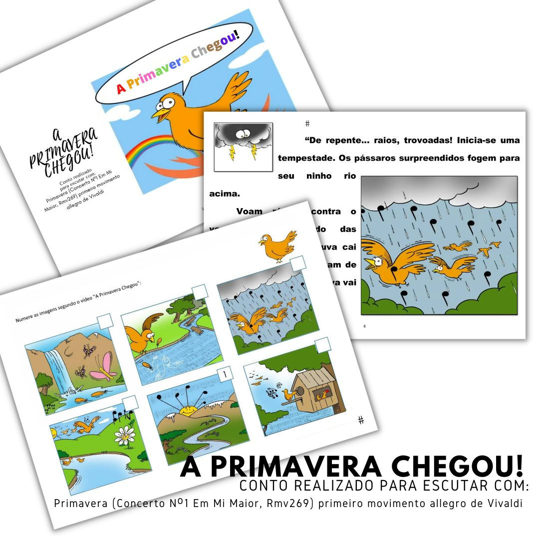 Conto:  A Primavera Chegou! Atividades da Apreciação Musical