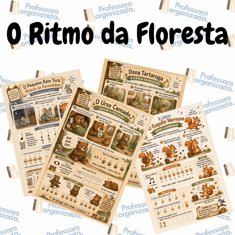Ensinar Ritmo e Teoria Musical para Crianças Pode Ser Lúdico e Divertido!