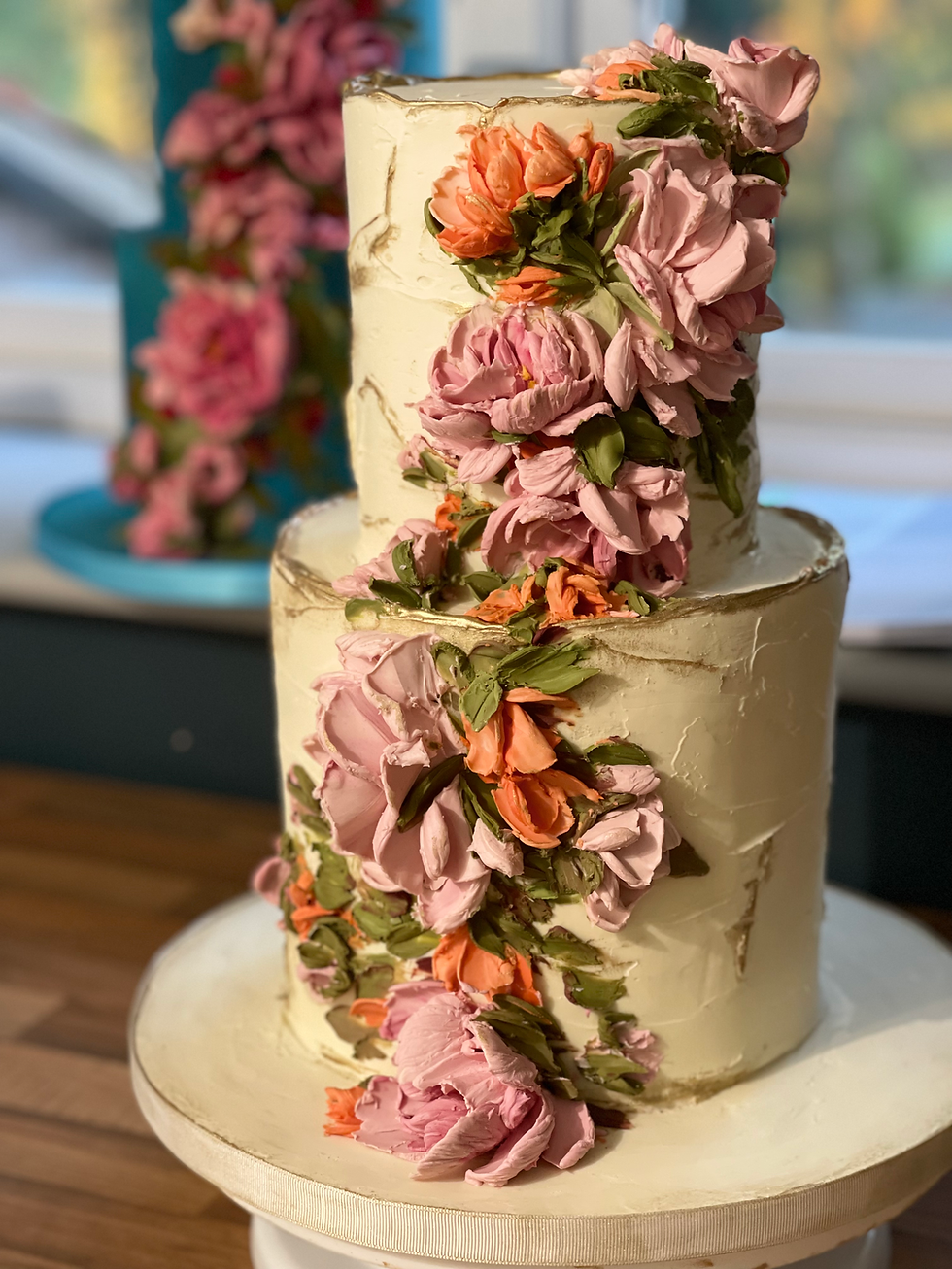 chocolate ganache wedding cake