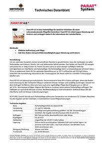 Pflegeanleitung lackierte Böden