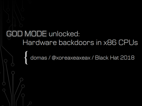 Unlocked: The "God Mode" Hardware Backdoor in x86 CPUs – A Deep Dive into Project Rosenbridge