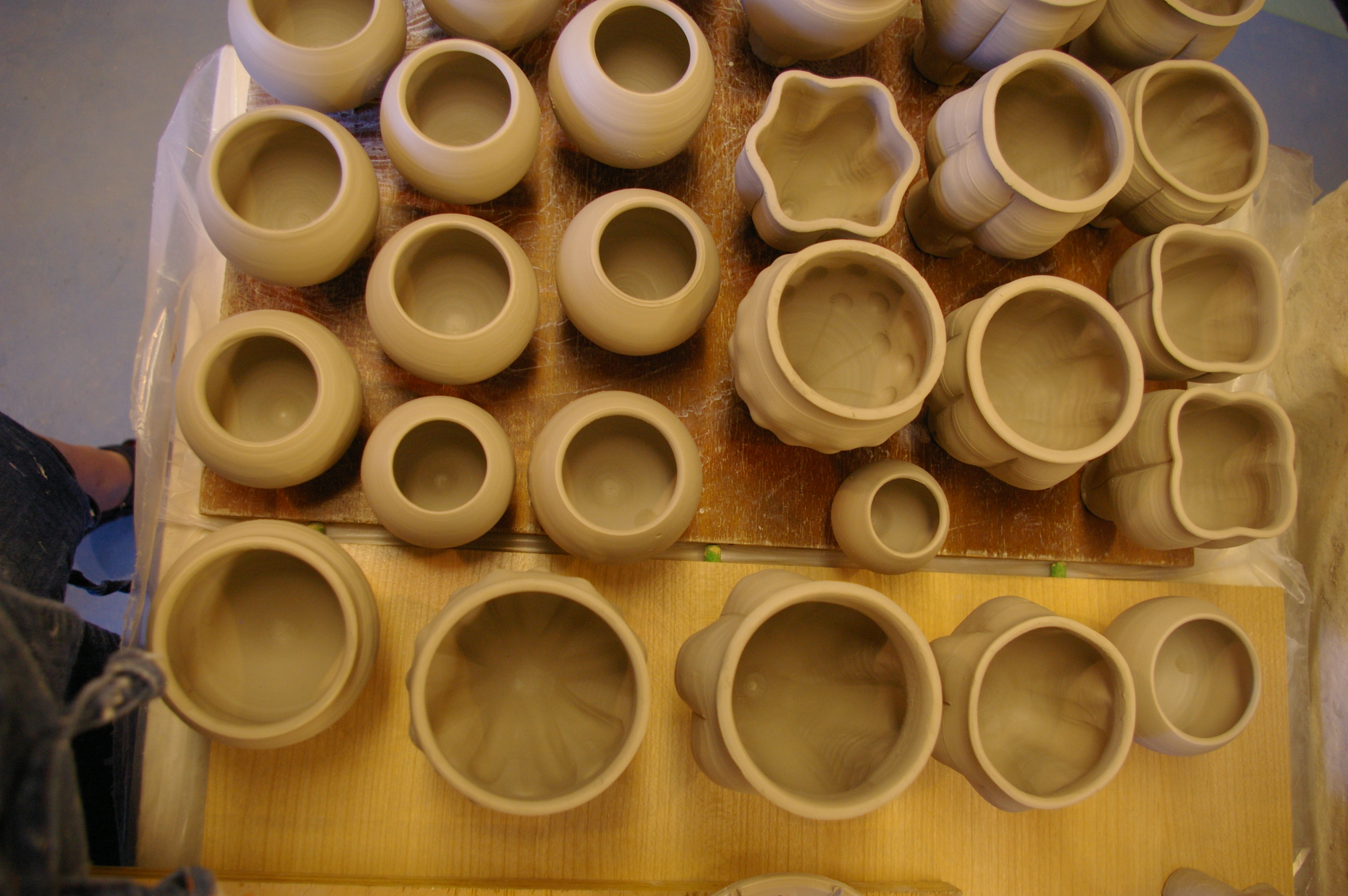 variety of sizes and shapes