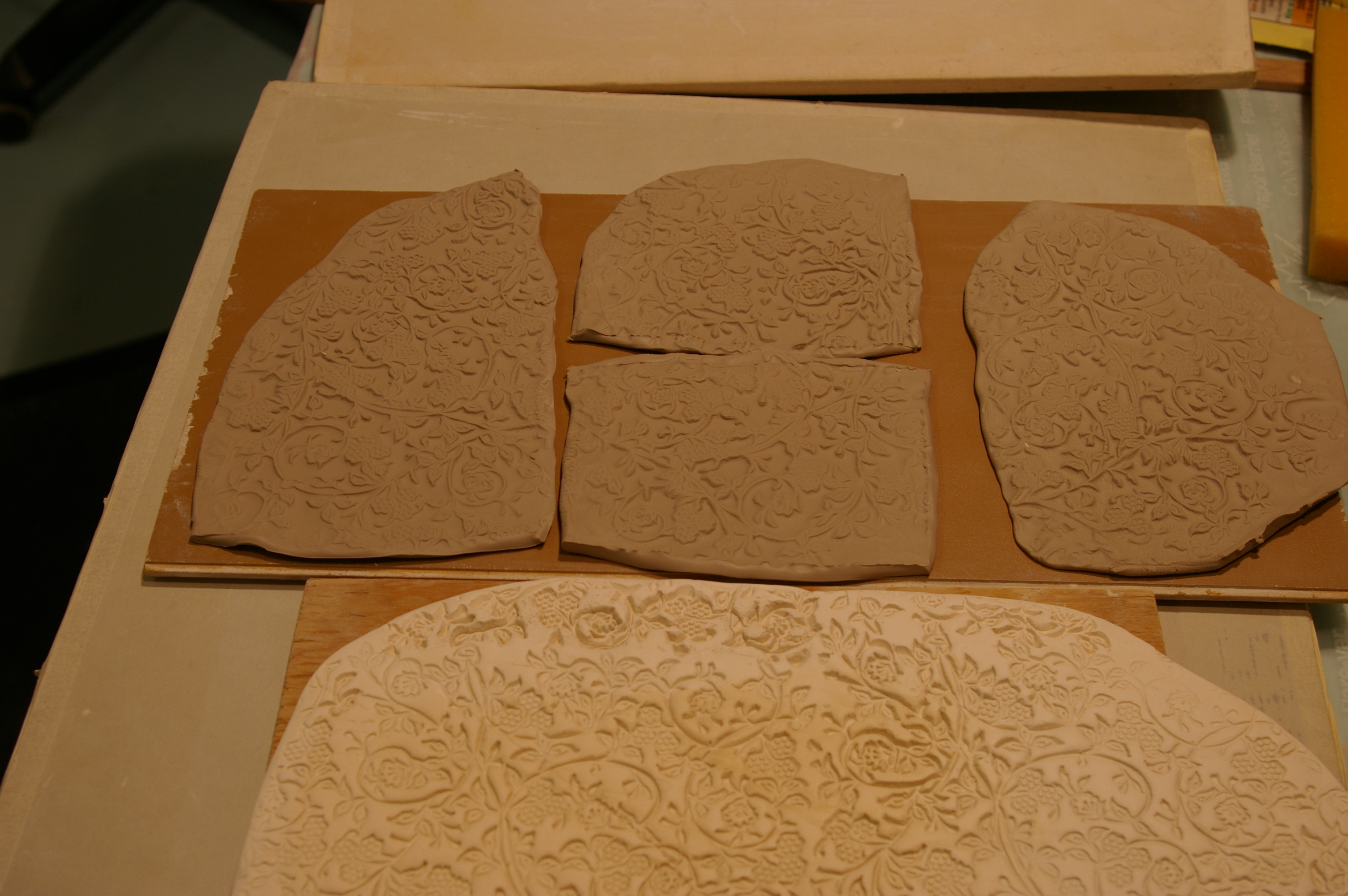 make some patterned, some plain