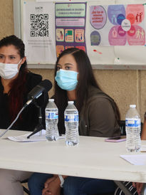 Panel de tesistas y prestadoras de servicio social, Promoción de la Salud.