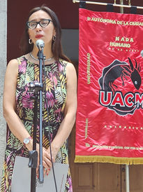Entrega de reconocimientos a profesoras y profesores de la UACM.