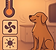 Dog feeling comfortable with climate control icons