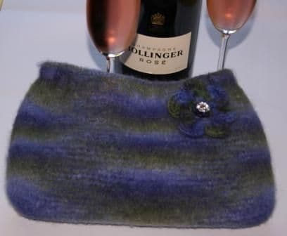 Thumbnail: Felted clutch bag