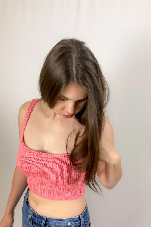 Thumbnail: Summer Breeze Backless Knit Tank 