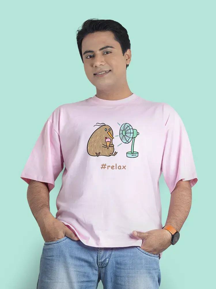 Thumbnail: #Relax Men Oversized T-Shirt