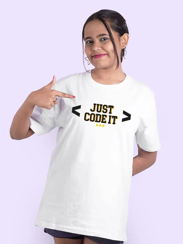 Thumbnail: Just Code It  Women Graphic T-Shirt