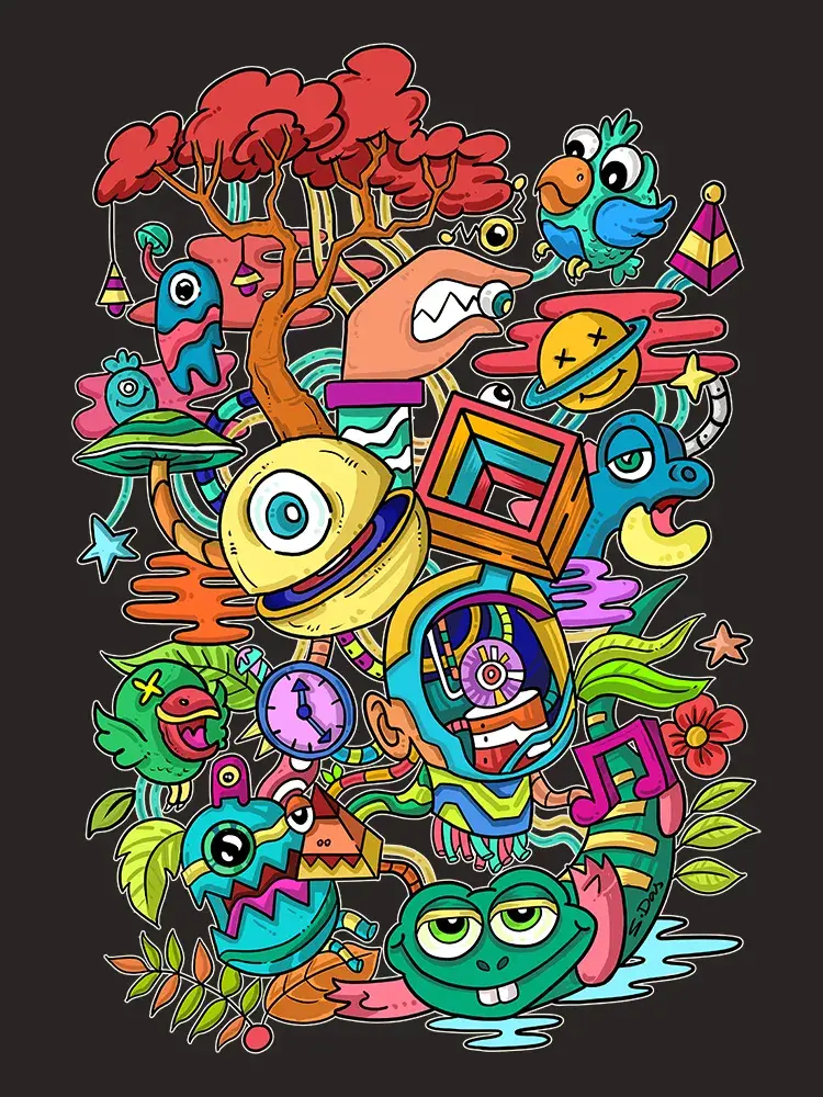 Thumbnail: Lazy Doodle Women T-Shirt