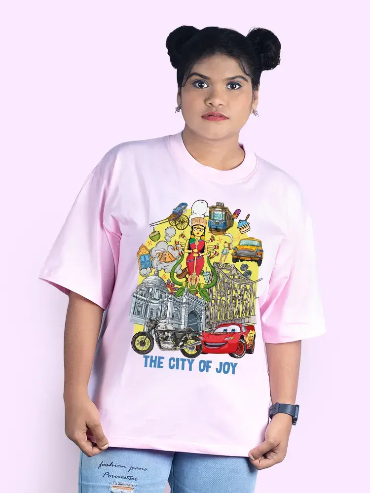 The City Of Joy Women Oversized T-Shirt