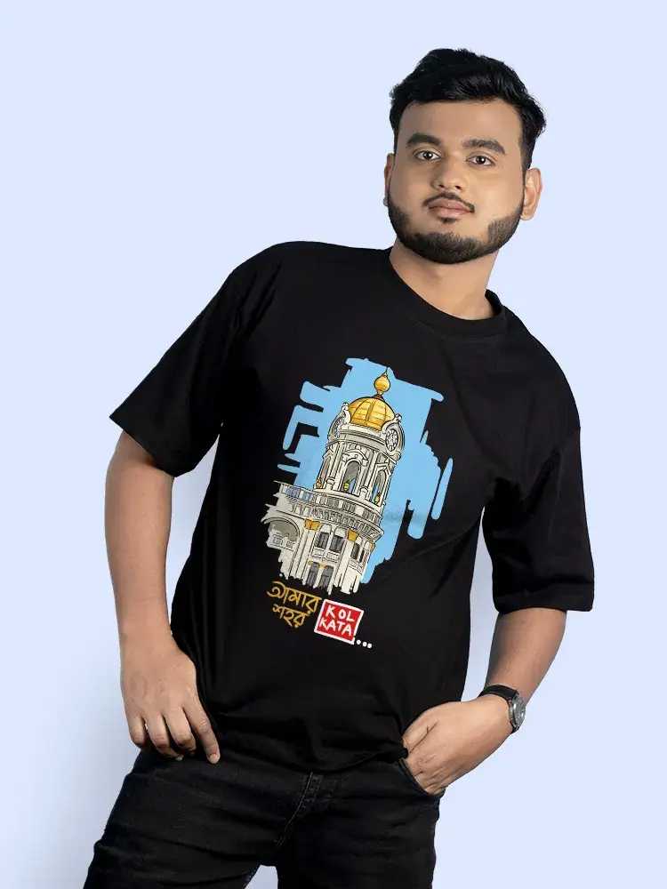 Metropolitan Building Men Oversized T-Shirt