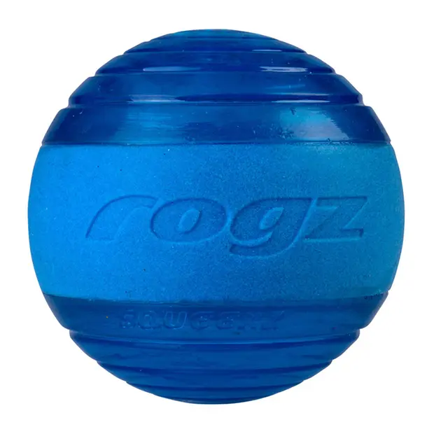 Rogz Squeekz Ball Blue