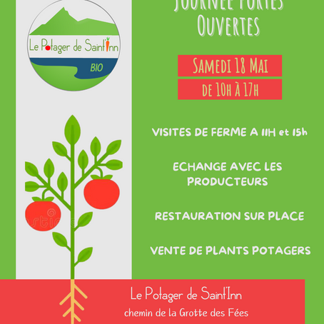 Journée Porte Ouverte au Potager de Saint'inn le 18 Mai 2024