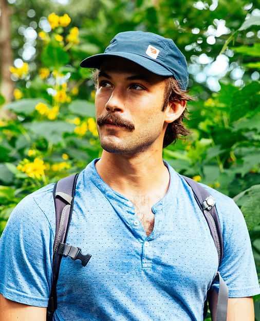 ortrait of Sam Ghioto in the North Georgia mountains