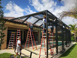 Building Pool Enclosure