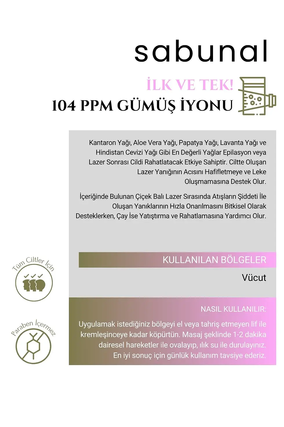 Küçük resim: #GümüşSabun #EpilasyonSonrasıBakım #LazerEpilasyonSonrasıBakım  #CiltBakımı #DoğalCiltBakımı #GümüşSuyu #SağlıklıCilt