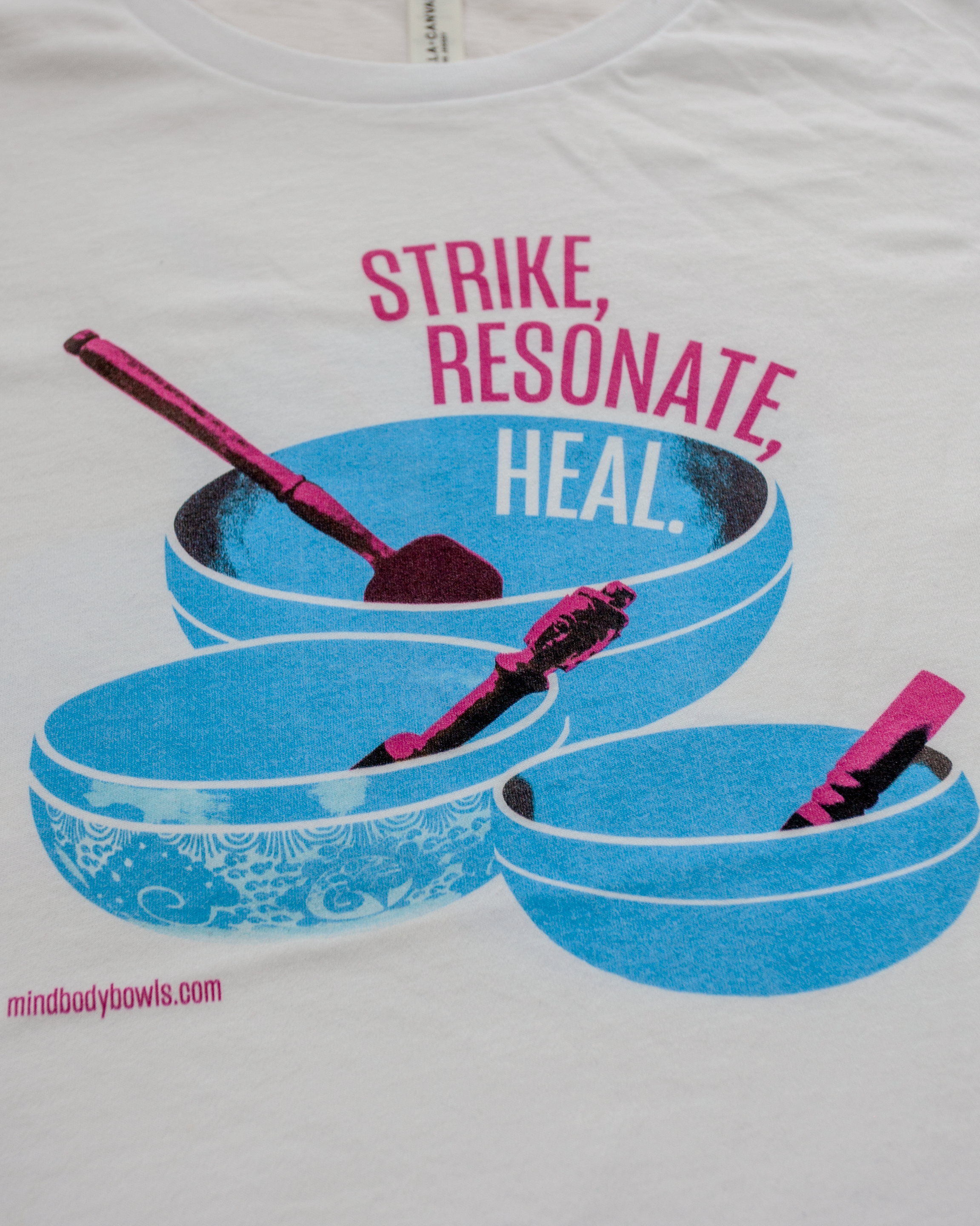 Strike, Resonate, Heal. Unisex Jersey Short Sleeve Tee