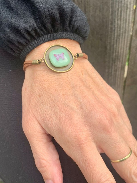 Thumbnail: Green Butterfly Bracelet