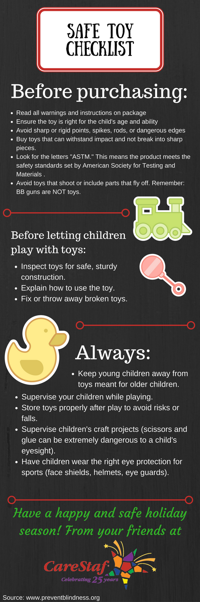 December: Safe Toy and Gift Month