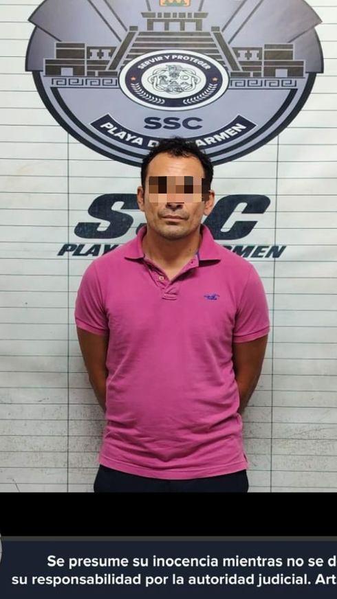 Detienen a hombre con presunta droga en la colonia Ejidal de Playa del Carmen