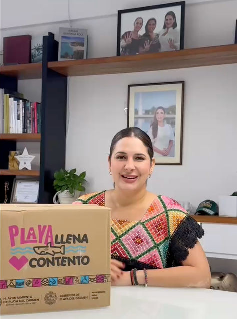 Estefanía Mercado lanza “Playa Llena, Corazón Contento”, programa social que garantizará alimentación a 3 mil familias de Playa del Carmen