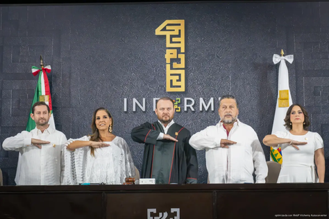 Presenta Heyden Cebada su primer informe al frente del Tribunal Superior de Justicia de Quintana Roo