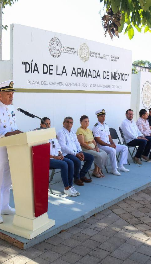 Gobierno de Estefanía Mercado conmemora el Día de la Armada de México con emotiva ceremonia cívica