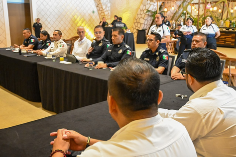 Gobierno de Playa del Carmen coordina esfuerzos con el sector hotelero para garantizar la seguridad en el destino