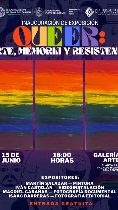 Galería de Arte expone "Queer: Arte, Memoria y Resistencia" en el mes cultural LGTBTTTIQA+