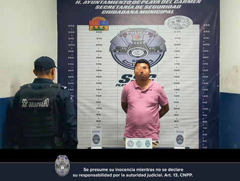Seguridad Ciudadana detiene a hombre agresivo tras falta administrativa
