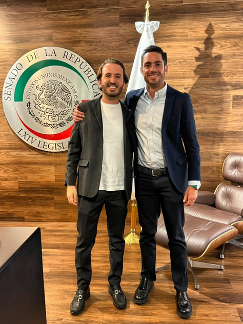 Fernando Muñoz Calero y Pepe Couttolenc cierran filas para fortalecer al Partido Verde rumbo a nuevos retos