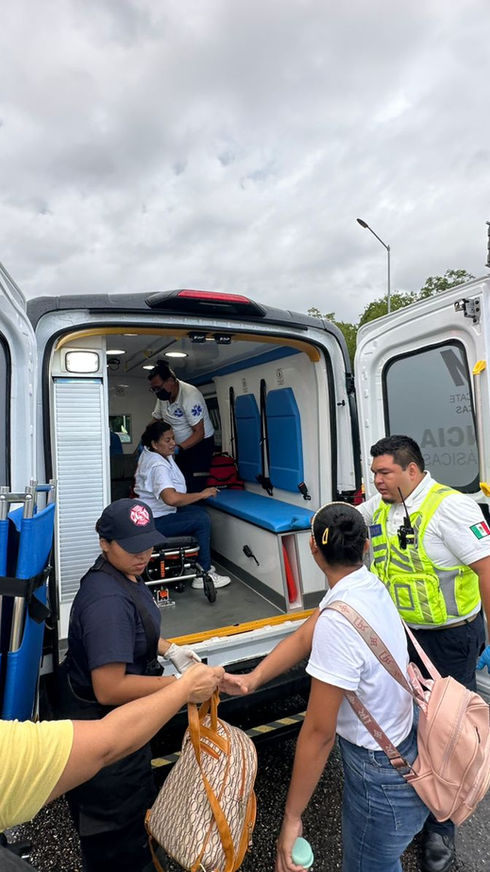 Caída en la colonia Pedregal termina con traslado al hospital