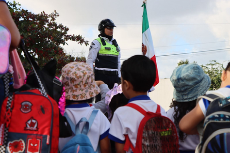 Gobierno de Estefanía Mercado fortalece la cultura vial desde la infancia