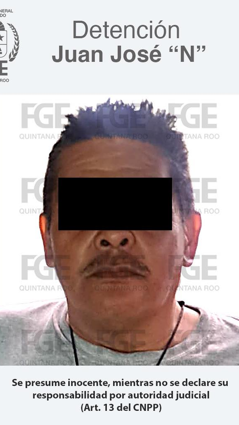 Captura FGE Quintana Roo a sujeto por trata y pornografía infantil en Benito Juárez