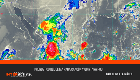 Pronóstico del clima para Cancún y Quintana Roo