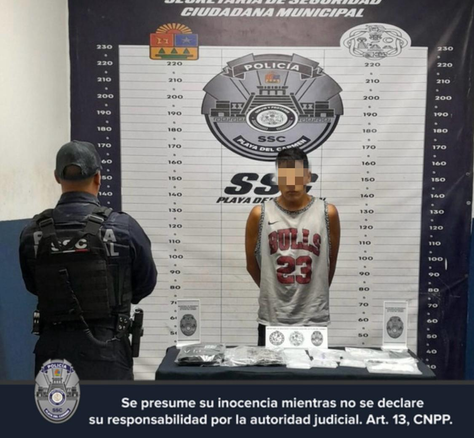 Policía frustra huida de individuo con presunta droga durante recorrido de vigilancia