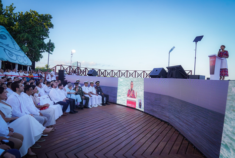 Eugenio Segura acompaña a Mara Lezama en su Tercer Informe de Gobierno