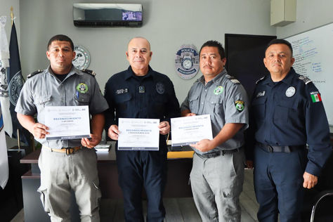 Playa del Carmen comparte experiencia policial con Belice, en materia de tránsito y vialidad