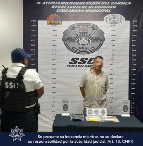 Detienen a hombre por presuntas lesiones en la colonia Gonzalo Guerrero