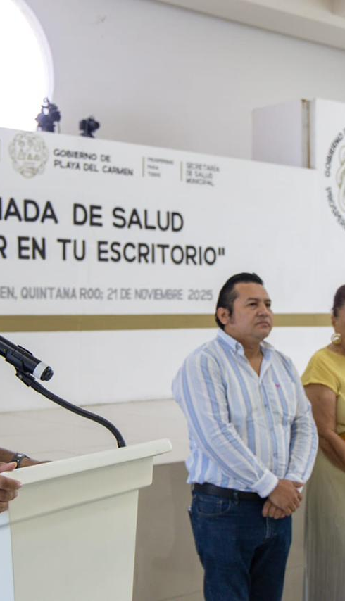 Gobierno de Playa del Carmen fortalece la salud de trabajadores municipales y ciudadanía en general