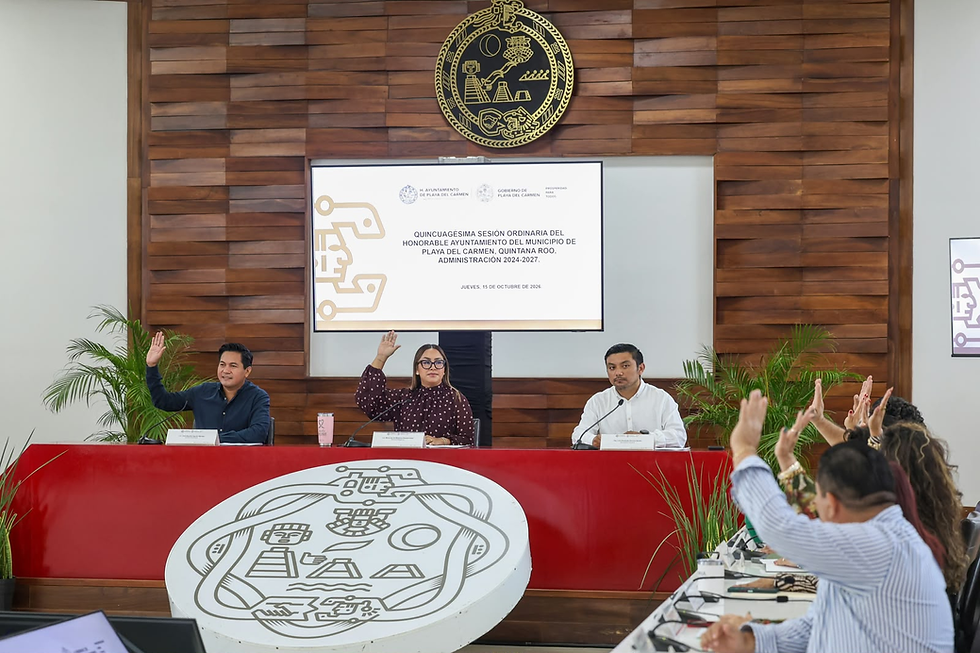 Cabildo de Playa del Carmen aprueba tercera modificación al POA 2026 para ampliar obras de infraestructura