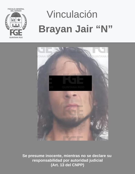 Logra FGE de Quintana Roo segunda vinculación a proceso para Brayan Jair “N”, alias “El Frijol”, ahora por homicidio calificado de un menor en una playa del Bulevar Kukulcán