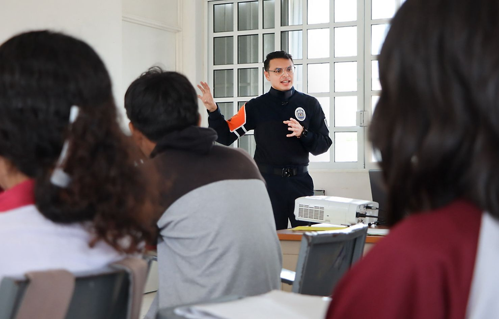 Refuerza Gobierno de Estefanía Mercado acciones preventivas en planteles educativos con la Policía y el DIF Municipal