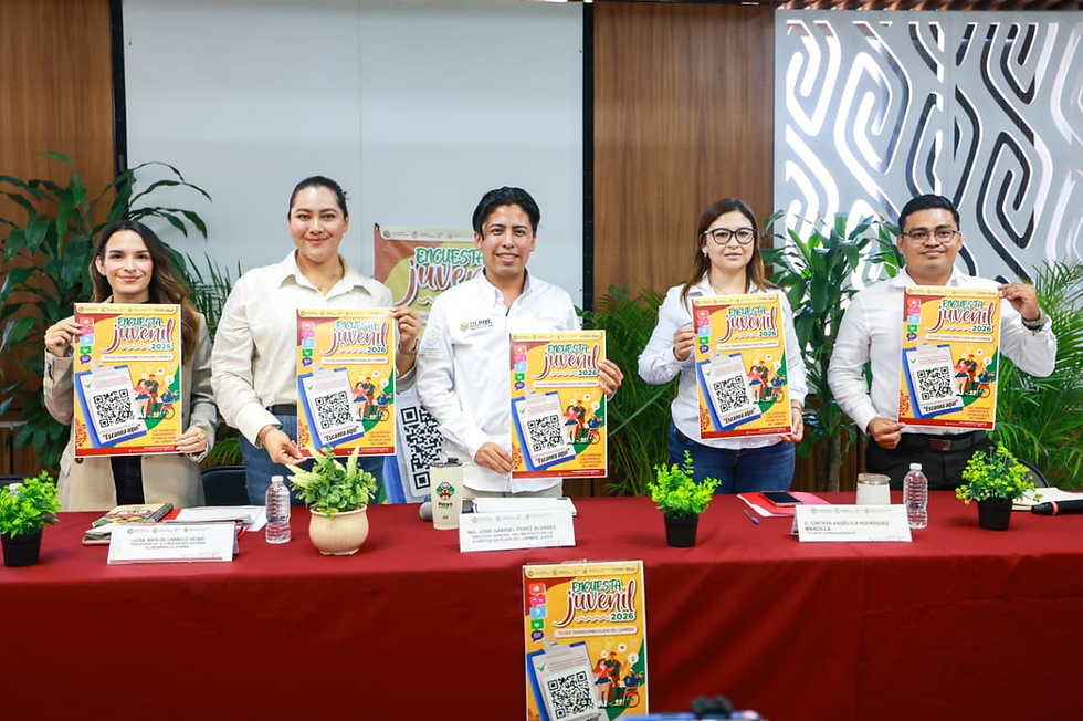 Gobierno de Estefanía Mercado lanza la primera Encuesta Juvenil 2026