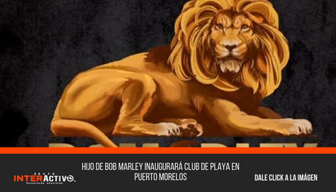 Hijo de Bob Marley inaugurará club de playa en Puerto Morelos